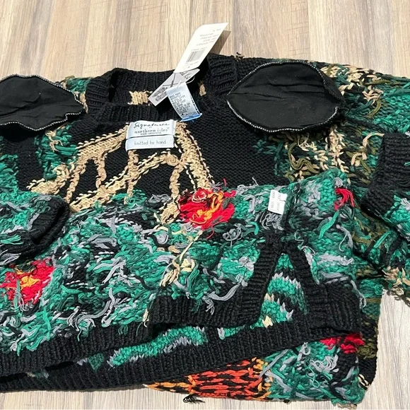 Vintage NWT Beautiful Hand Knit Sweater - Picture 8 of 8